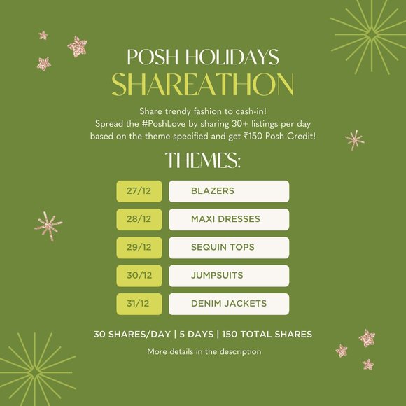 Other - Posh Holidays Shareathon!